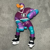 Mattel 1996 Disney Mighty Ducks Duke L'Orange Slap Shot Action Figure Vi... - $4.95