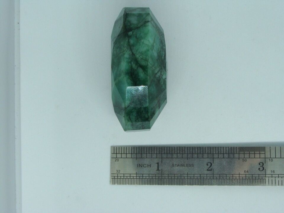 574 Carats Natural Emerald Color Enhanced Green Oval Faceted Cut Gemstone Stone Item image 11