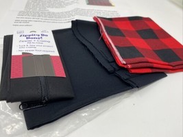 Red and Black Checked Zippity Do Done Quilting Pillow Kit - £9.16 GBP
