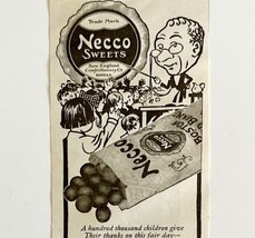 1916 Necco Sweets Boston Baked Beans Advertisement Candy DWMYC4 - $19.99