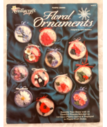 USED FLORAL ORNAMENTS 12 BEAUTIFUL FLOWER DESIGNS PLASTIC CANVAS PATTERN... - $10.88