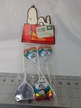 Peanuts Snoopy Mini Balloons 7.75 Inch Package of 4 - £10.22 GBP