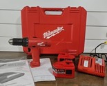 Milwaukee 0512–21 14.4V T-handle Driver Drill Set Hard Case 2 Bats. Charger - $118.75