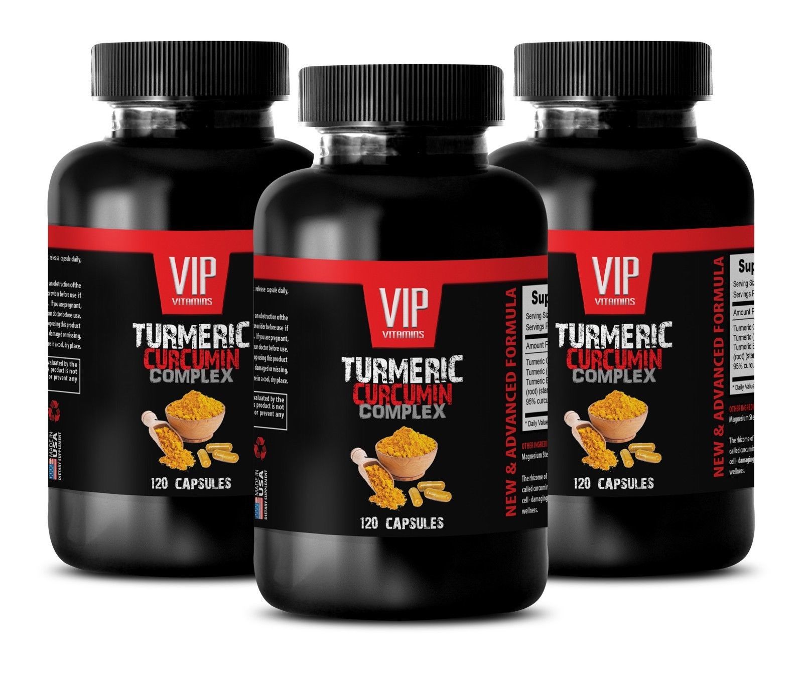 weight loss products - turmeric curcumin complex 3b antioxidant blend supplement
