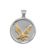Men&#39;s .925 Sterling Silver Eagle Pendant - £37.17 GBP
