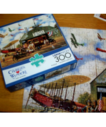 Jigsaw Puzzle 300 Large Pieces Biplanes USA Airport Charles Wysocki Art ... - £10.11 GBP
