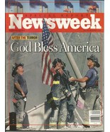 VINTAGE SEPTEMBER 24.2001 NEWSWEEK MAGAZINE AFTER THE TERROR GOD BLESS A... - £7.05 GBP