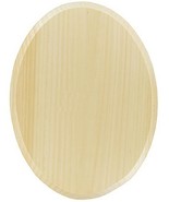 Natural Wood 8 1/2&quot; x 11 1/2&quot; OVAL Plaque Unfinished rOund wooden DEMIS ... - $406.88 MXN