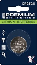 Premium Renata CR2320 Lithium 3V Coin Cell - Swiss Engineered High Capacity Batt - £5.14 GBP