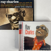 Ray Charles 2 CD Bundle Genius Loves Company Duets 2004 + Forever USPS 2013 - £14.42 GBP
