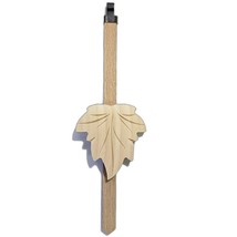 8-Day Cuckoo Clock Pendulum Unfinished Maple Leaf  – 3″ (76mm) Wide  - £14.17 GBP