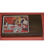 Dominoes Set Pleasantime Opalene Complete With Instructions Vintage - $29.99