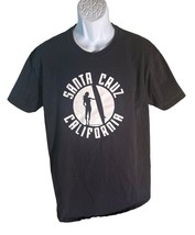 SANTA CRUZ CALIFORNIA Junior&#39;s Short Sleeve T-Shirt Black Gildan Large - £9.30 GBP