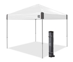 E-Z UP AMBASSADOR 10&#39;x10&#39; White Top Gray Frame Recreational Canopy EZUP ... - £139.55 GBP