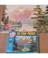 Vintage GUILD Alpine Lake Machine Cut 304 pc Jig Saw Puzzle Complete Whi... - $531.77 MXN