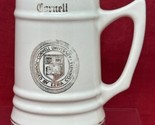 VTG Cornell University WC Bunting Large Mug Stein Cup in Off White &amp; Gol... - £19.45 GBP