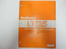 1986 Suzuki LT125 Supplementary Service Manual Minor Fading Factory Oem Book 86 - $17.99