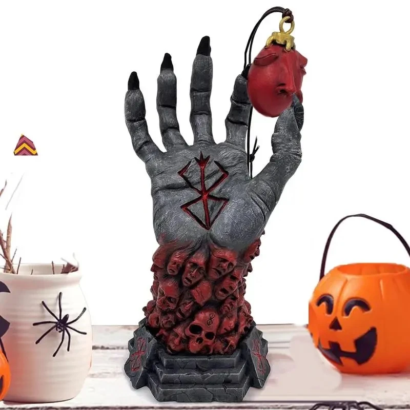 Berserk Hand of God Resin Berserk Skull Rune Hands Sculpture Anime Figure Model - £15.00 GBP+