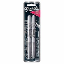 Sharpie Metallic Permanent Markers Fine Point Silver - £3.77 GBP
