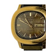 Henri Pirot Aquamatic Wrist Watch Stainless Steel Back Runs - $1,845.29 MXN