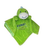 Baby Starters Green Dinosaur RAWR Plush Security Blanket Lovey Rattle To... - £12.68 GBP