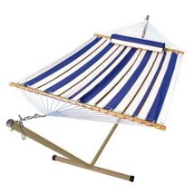 Algoma 12 ft. Steel Stand and 11 ft. Fabric Hammock with Matching Pillow - $235.59
