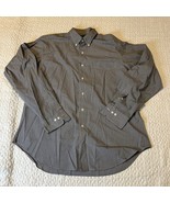 Lauren Ralph Lauren Shirt Mens 16-1/2 Black Button Up Crest Logo Casual ... - $34.19 CAD