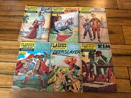 Classics Illustrated Comic Lot 17 48 50 68 136 143 (6 Comic Books) 1953 - $29.69