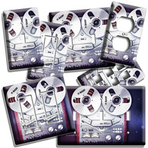 Light Switch Outlet Plates Vintage Reel To Reel Recorder Player Music Studio Art - £9.56 GBP+