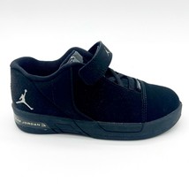 Jordan TE 3 Low (TD) Black Metallic Silver Toddler Size 10 Sneakers 453639 001 - $49.95
