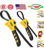Comfortable Grip 2pcs Rubber Strap Wrench Set - 24IN &amp; 19.7IN for Senior... - $663.47 MXN