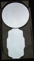 Nice Beveled Mirror Set - Style, Elegance, Statement - BRAND NEW IN BOX - £70.99 GBP