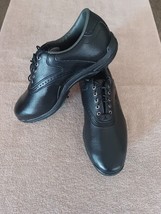TZ GOLF - FootJoy Men&#39;s GreenJoys Spiked Black Golf Shoes Size 8W Style #45462 - £54.91 GBP
