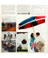 1969 Air Canada Airlines Advertisement Aviation Plane Travel Vintage DWW10B - $35.02 CAD