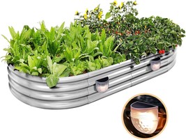 Land Guard Galvanized Raised Garden Beds Outdoor With 2 Magnetic, Flowers - $831.03 MXN