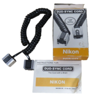 Duo-Sync Off Camera Flash Cord for Nikon FG FA FE FE2 FM2 FM FG-20 N2000 - £9.73 GBP