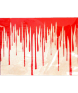 Horror Bloody Border Scene Setter Wall Trim Halloween Party Decoration P... - $86.72 MXN