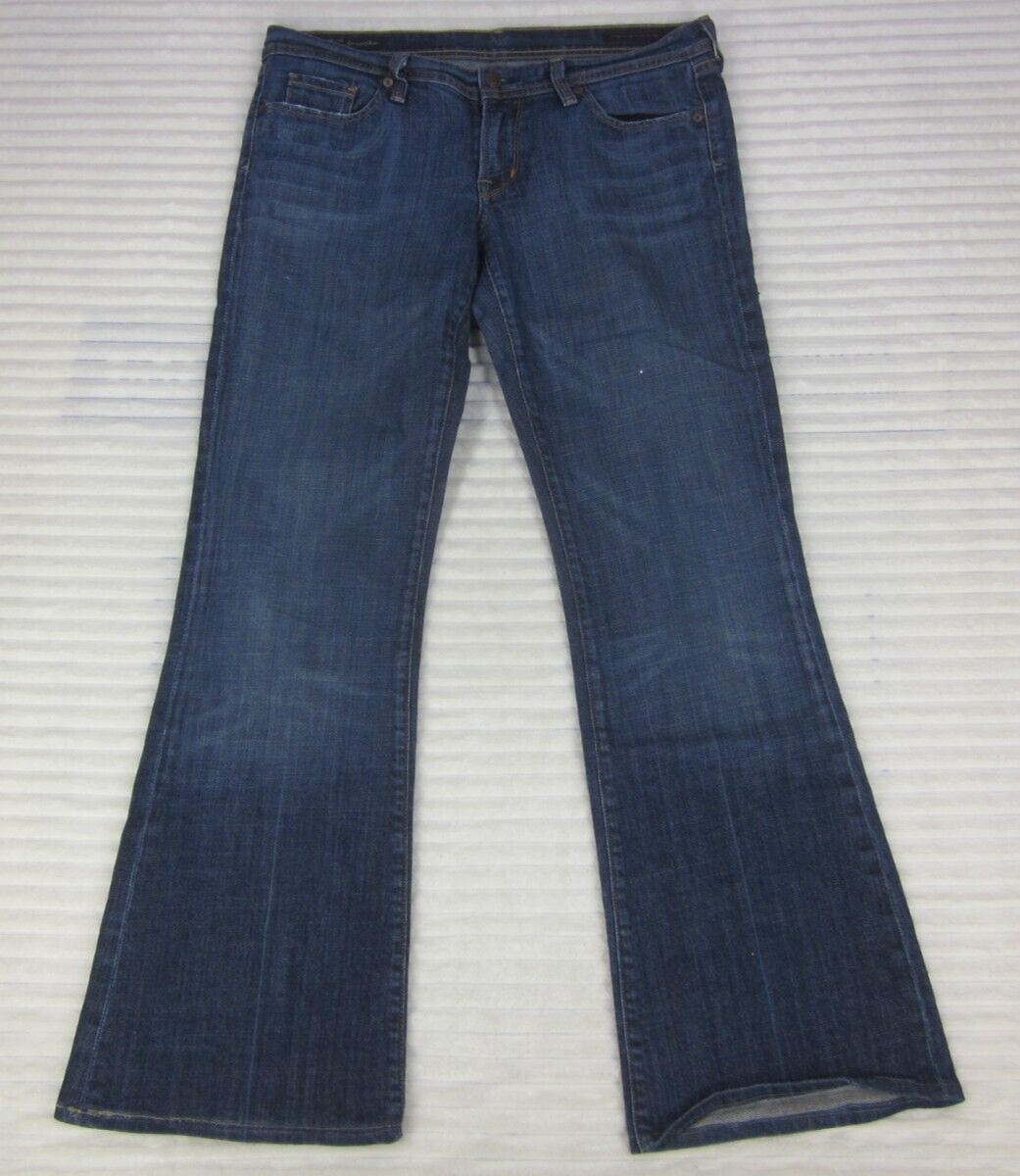 COH Citizens Of Humanity Women's Blue Jeans "Ingrid Low Waist Flare" (31) L32