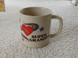 Vintage Rare Super GRANDPA Coffee  Rainbow and Hearts - £10.99 GBP