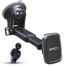 Car Phone Mount Magnetic,Apps2Car Board,Windshield And Air Vent Mount, - £27.32 GBP