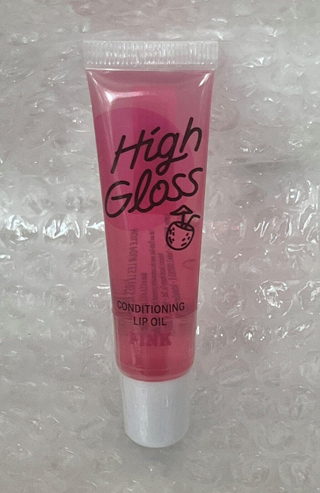 Primary image for VICTORIA'S SECRET PINK HIGH GLOSS PINK COCONUT CONDITIONING LIP OIL 5.5ml NEW!
