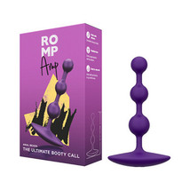 ROMP Amp Silicone Anal Plug Dark Purple - £19.94 GBP