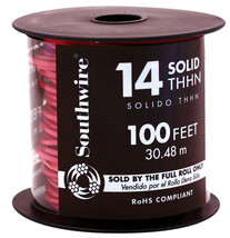 Southwire 11581642 Simpull THHN or THWN2, 14 Gauge THHN Solid Wire, 100&#39;... - $39.15