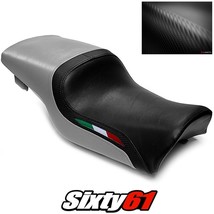 Ducati Supersport Seat Cover 1991-1996 1997 1998 Front Silver Luimoto Carbon - £118.41 GBP