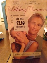 The Wedding Planner (VHS, 2001) Jennifer Lopez Matthew Mcconaughey - £7.89 GBP