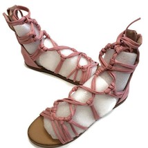 Dream Pairs By Toetos Womens RAIL Open Toe Summer Flat Sandals Pink Size 8 - £12.81 GBP