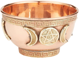 Copper Offering Bowl 3&quot;, Great for Altar Use, Ritual Use, Incense Burner, Smudgi - £11.82 GBP