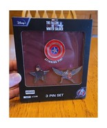 Marvel the falcon winter soldier 3 pin set new # 5657 of 25,000 - $7.70