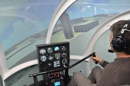FLYIT Professional Helicopter Simulator FAA approved mobile link-trainer - $138,992.88