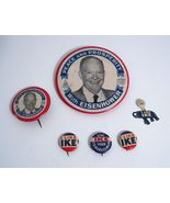 Dwight Eisenhower (IKE) Political Button Lot - £27.63 GBP